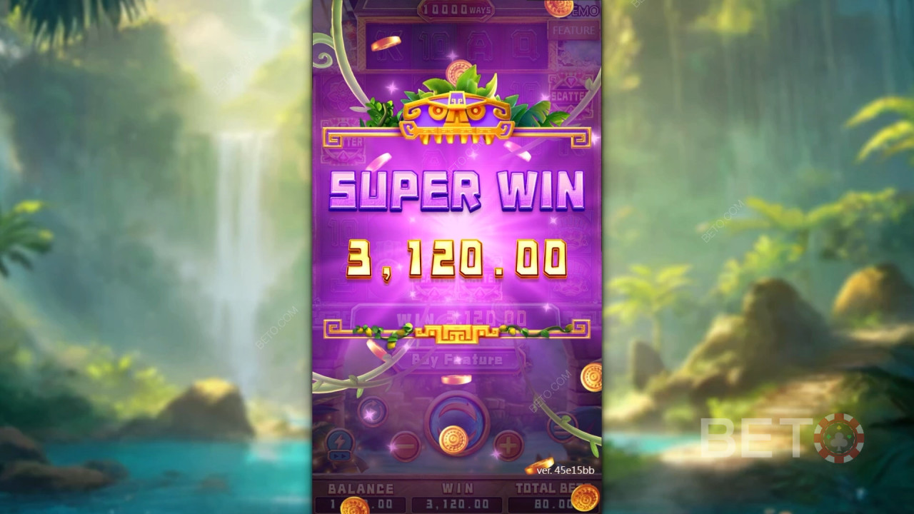 Vind 5.000x din indsats i Queen of Inca spilleautomaten!