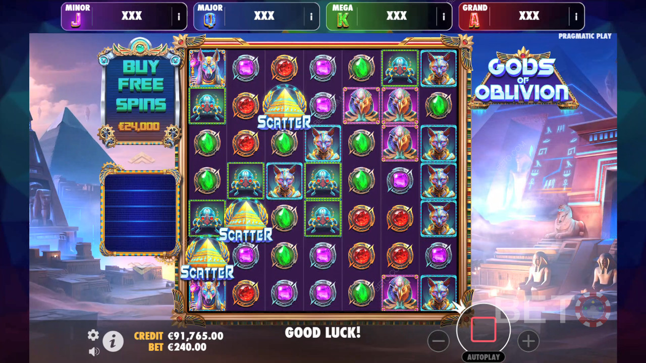 Glemselens Guder: Anmeldelse fra BETO Slots