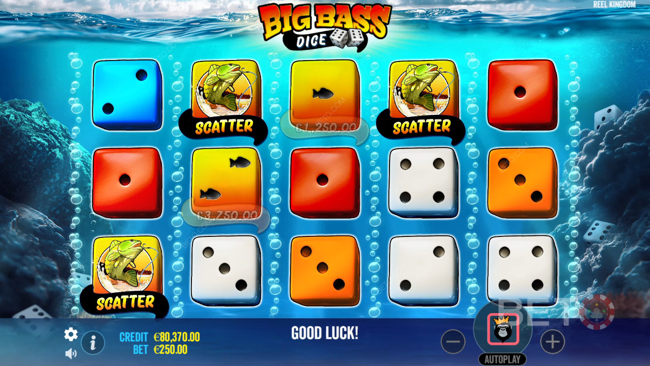 Big Bass Dice Anmeldelse fra BETO Spilleautomater