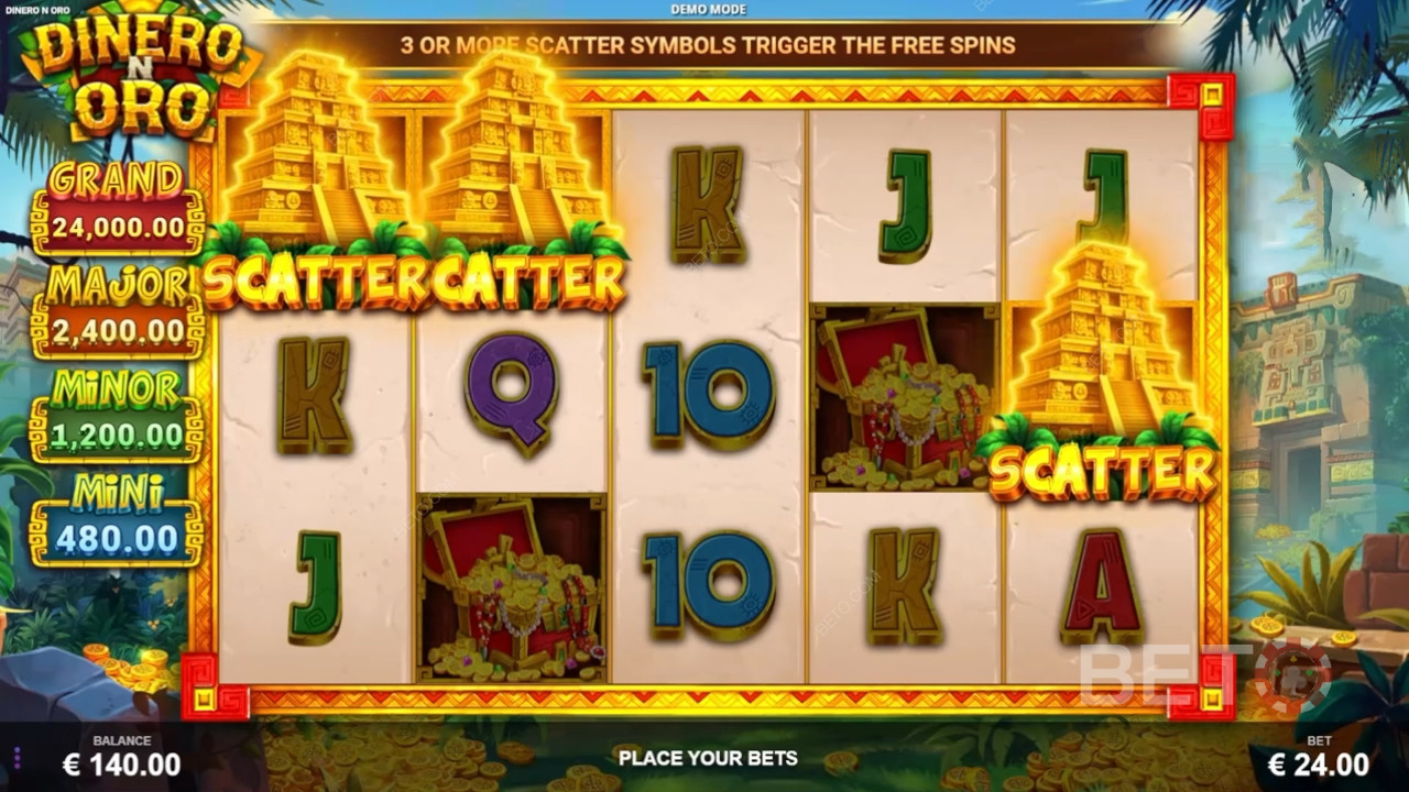 Dinero N Oro anmeldelse fra BETO Spilleautomater