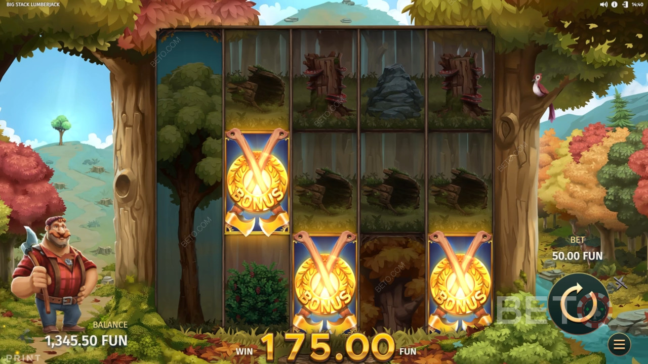 Big Stack Lumberjack Anmeldelse fra BETO Slots