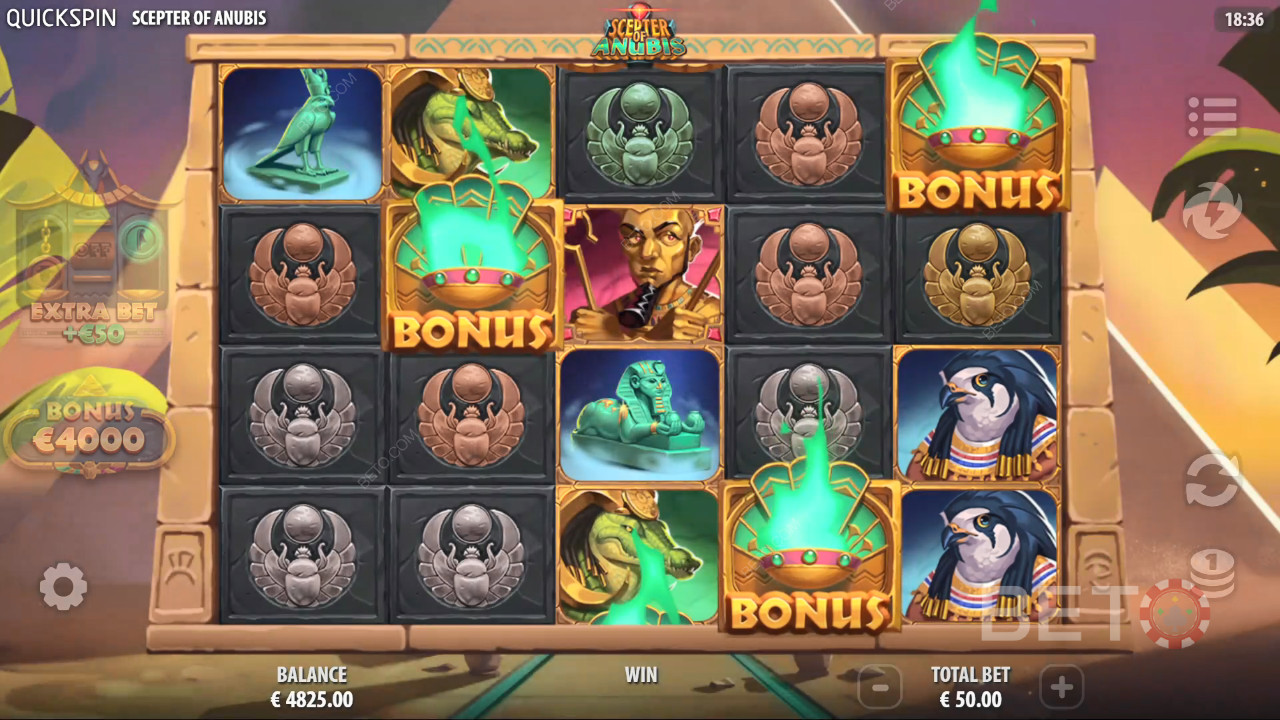 Anubis Scepteret Anmeldelse fra BETO Spilleautomater