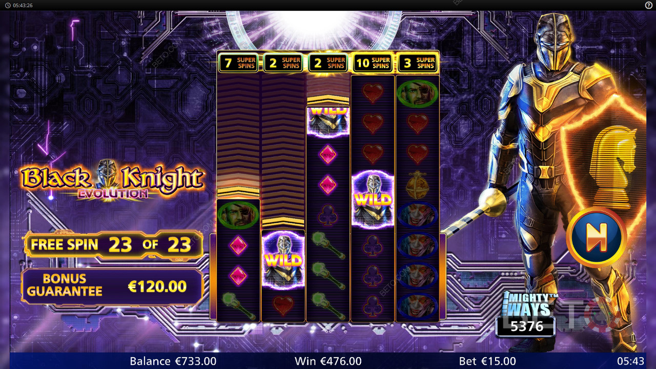 Er Black Knight Evolution et godt spil?