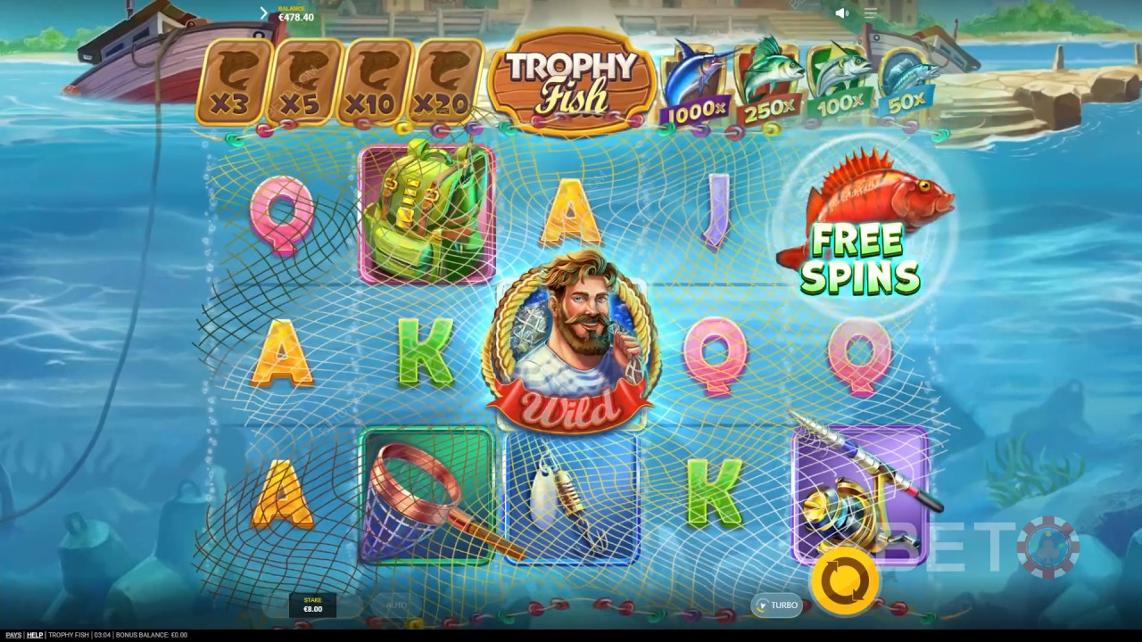 Trophy Fish Anmeldelse fra BETO Spilleautomater