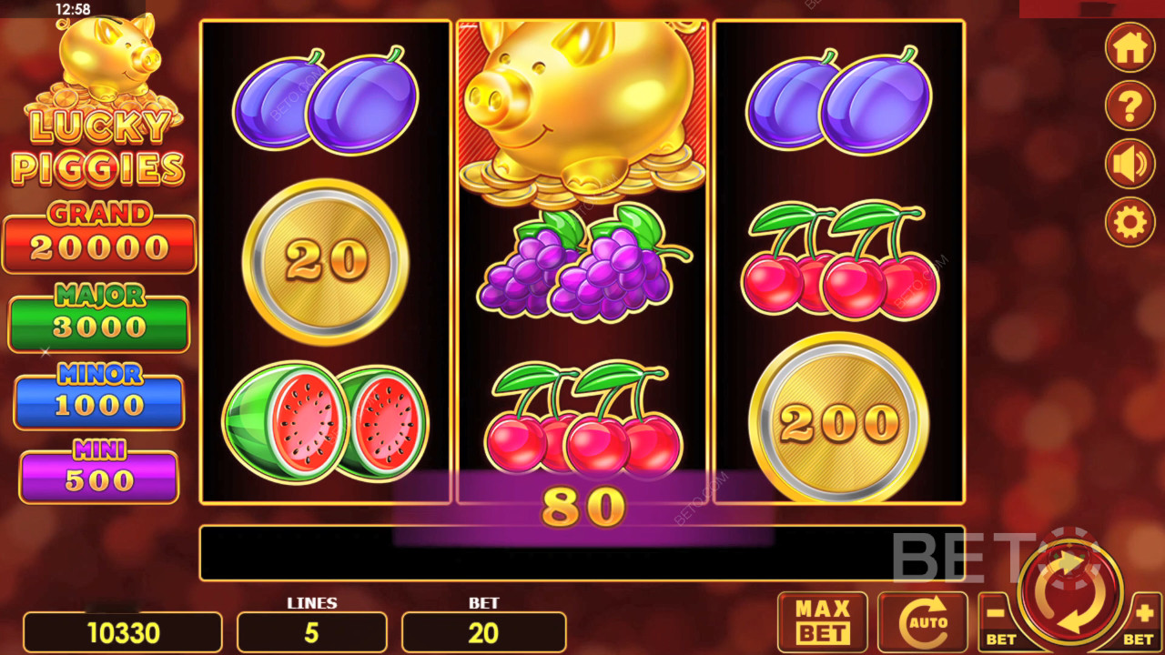 Lucky Piggies Anmeldelse fra BETO Spilleautomater