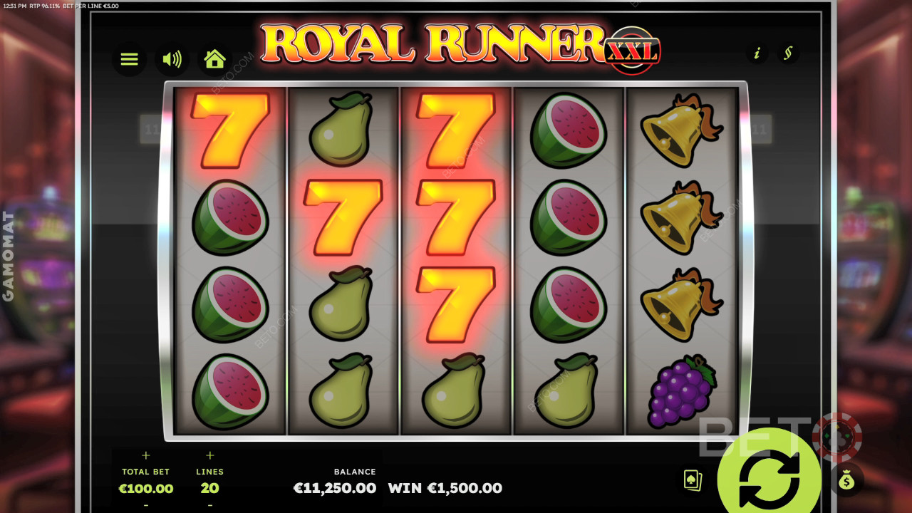 Royal Runner XXL Anmeldelse fra BETO Spilleautomater