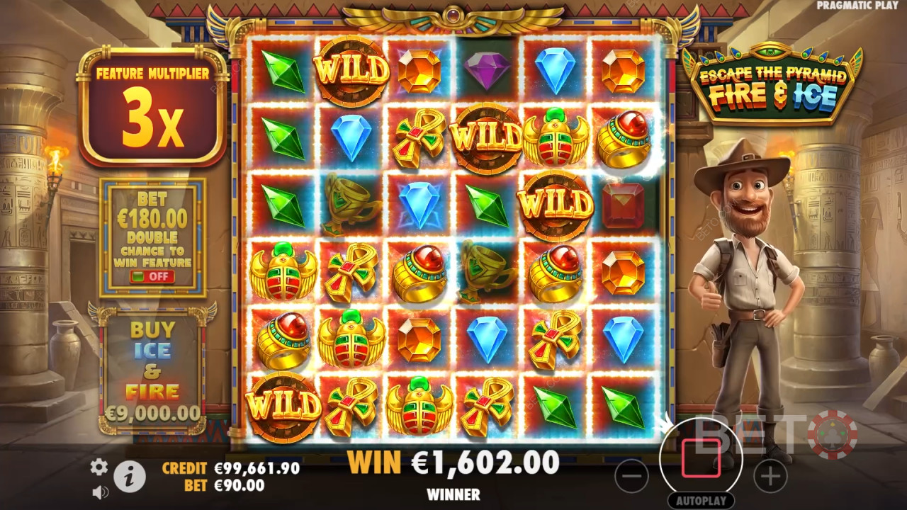 Undslip Pyramidens Ild & Is Anmeldelse af BETO Slots