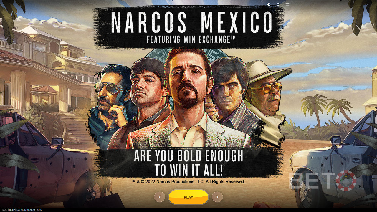 Tag en chance og vind det hele på Narcos Mexico online spillemaskinen