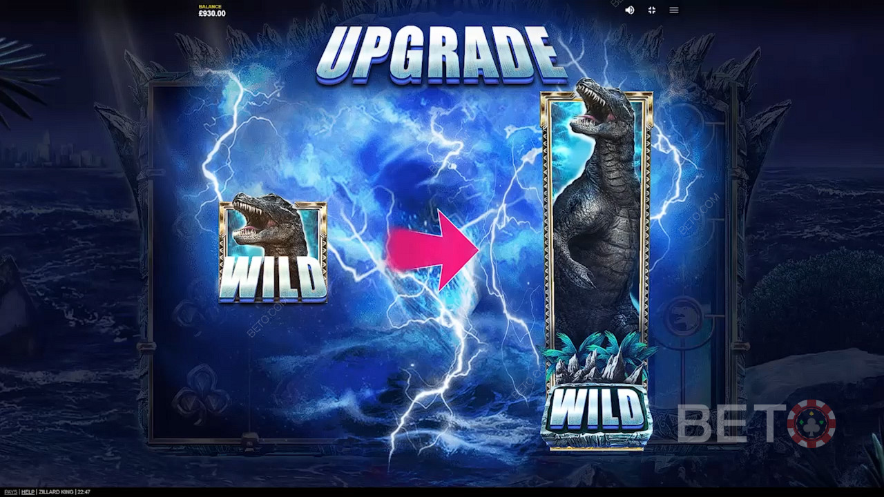 Fokuser på at opgradere Wild symbolet og forbered dig på at vinde STORT!