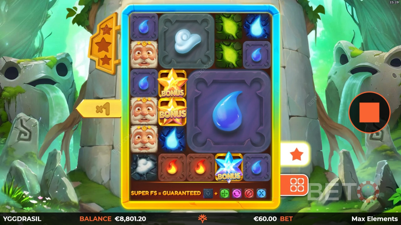 Max Elements Anmeldelse fra BETO Spilleautomater