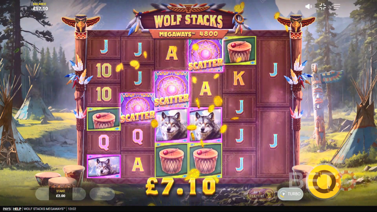 Wolf Stacks Megaways anmeldelse fra BETO Spilleautomater