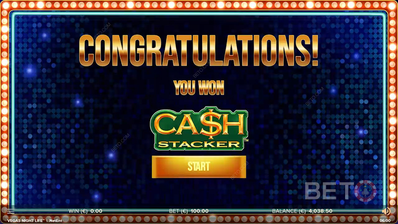 Cash Stacker er den mest spændende funktion i spillet