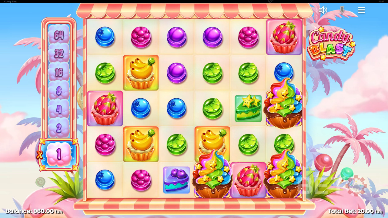Candy Blast Anmeldelse fra BETO Spilleautomater