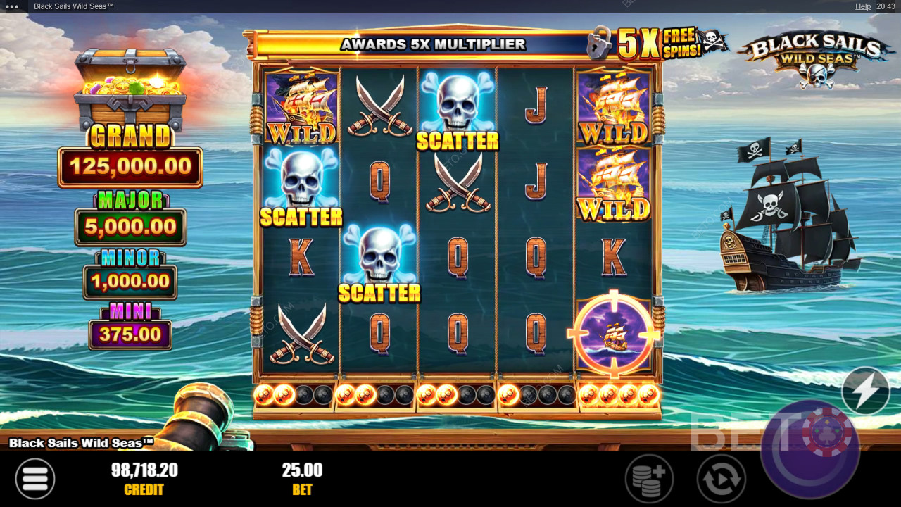 Sorte Sejl Vilde Have Anmeldelse fra BETO Slots