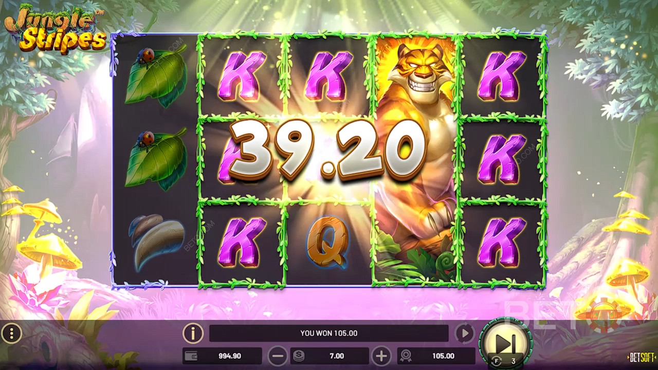 Få store gevinster med Junglekongens Wilds