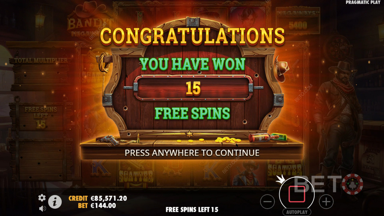 Bonusfunktioner Forklaret i Bandit Megaways af Pragmatic Play