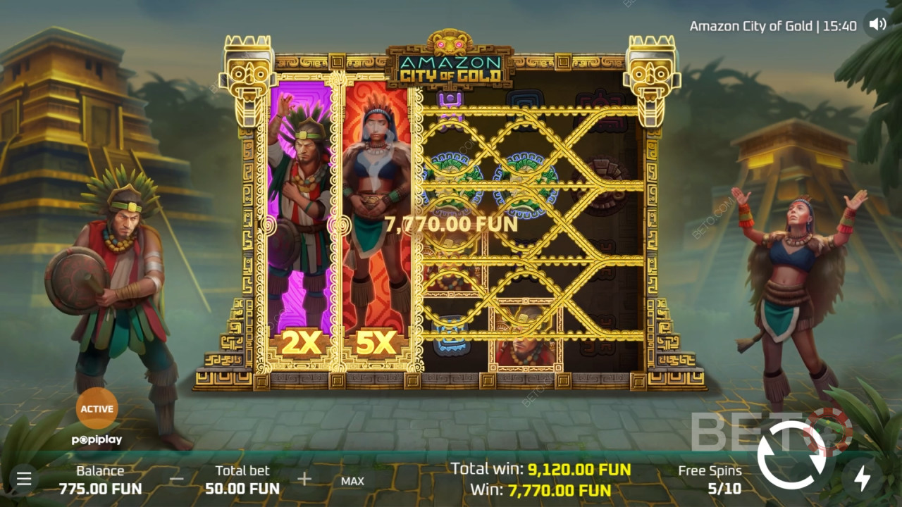 Amazon City Of Gold Anmeldelse fra BETO Spilleautomater