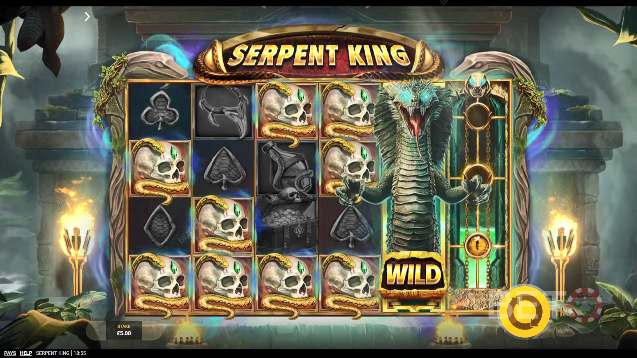 Serpent King Anmeldelse fra BETO Spilleautomater