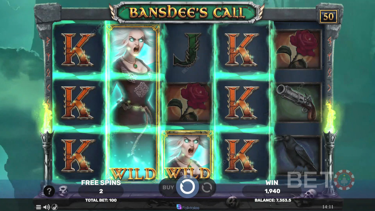 Banshees Kald Anmeldelse af BETO Spilleautomater