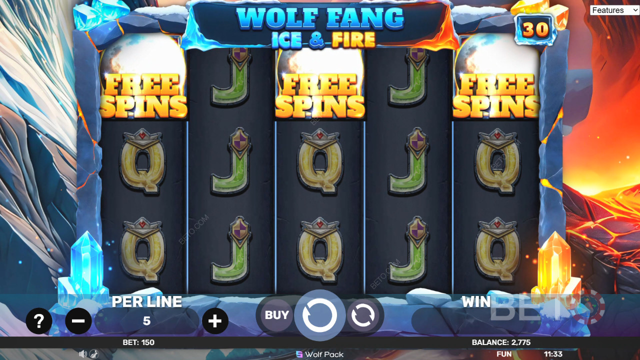 Wolf Fang - Is & Ild Anmeldelse fra BETO Spilleautomater