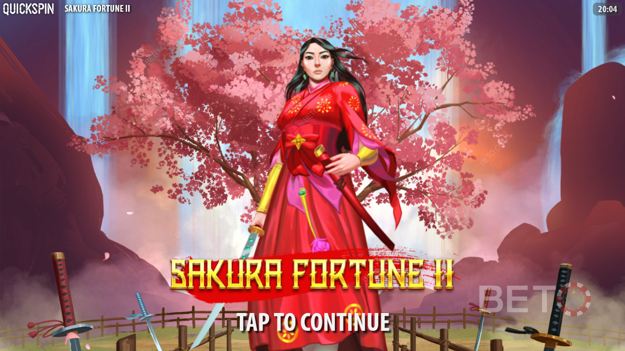 Sakura er tilbage på Sakura Fortune 2 online spillemaskinen