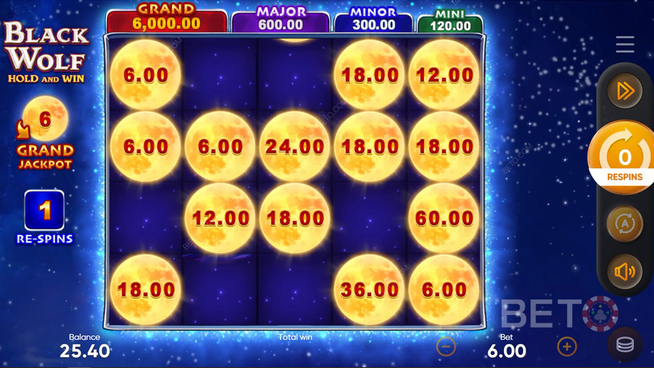 Spil Black Wolf og vind den store jackpot på 1000 gange din indsats
