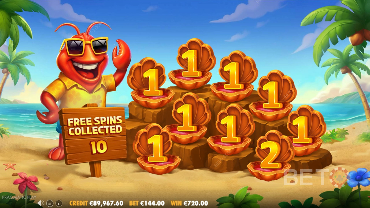Vind 4.000x dit indsats i Lobster House spilleautomaten!