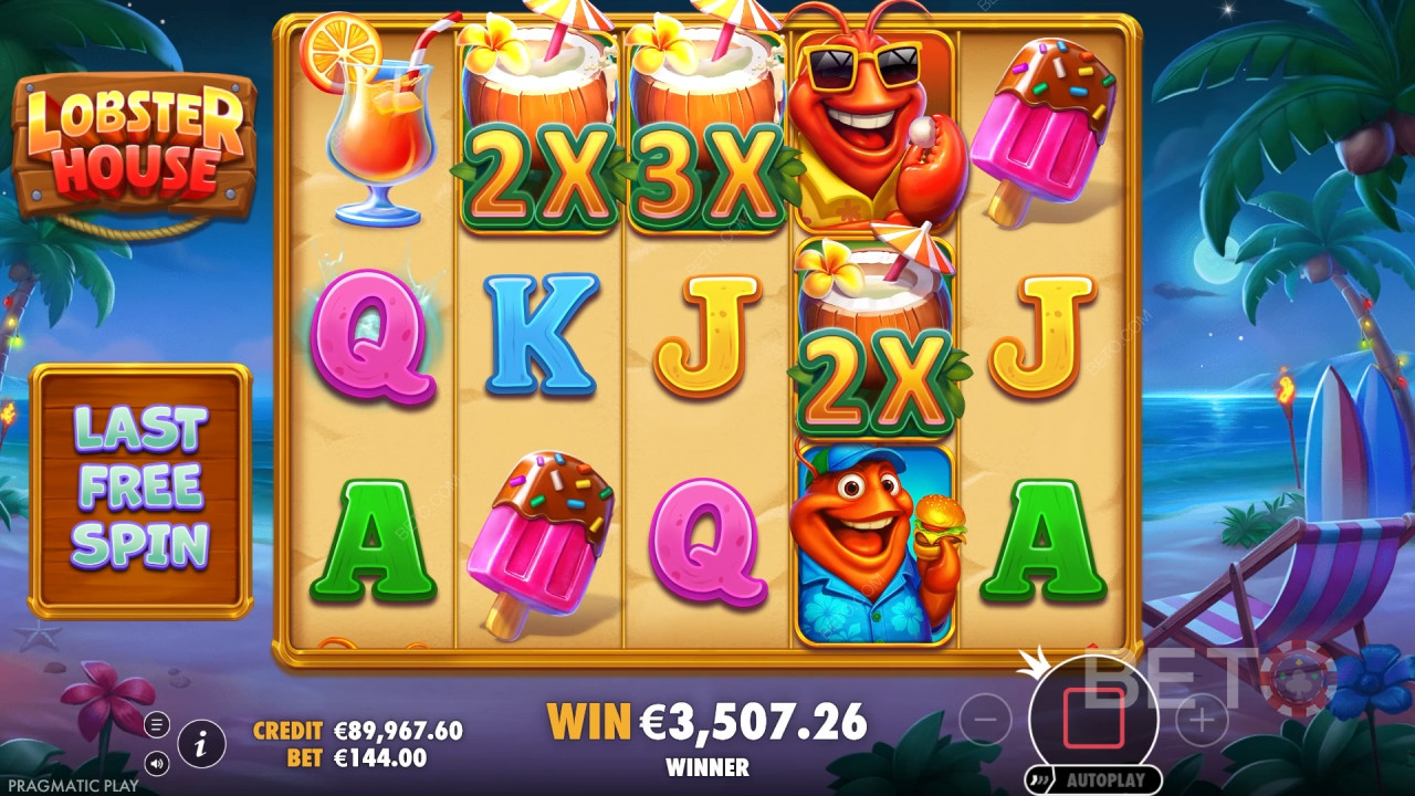 Bonusfunktioner Forklaret i Lobster House af Pragmatic Play