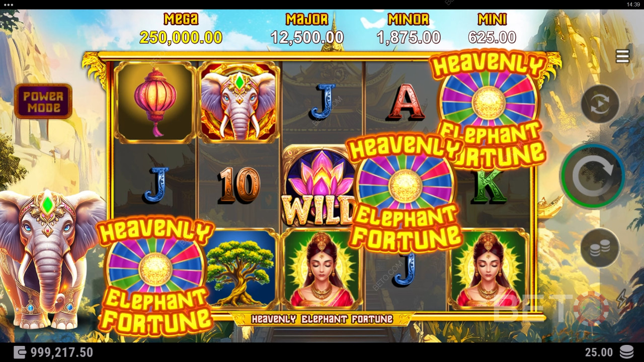Heavenly Elephant Fortune anmeldelse af BETO Spilleautomater