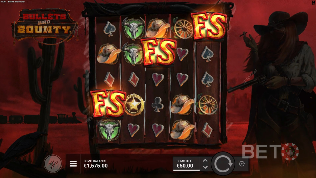Bullets and Bounty Anmeldelse af BETO Spilleautomater