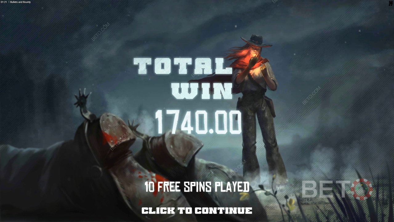 Vind 20.000x din indsats i Bullets and Bounty spilleautomaten!