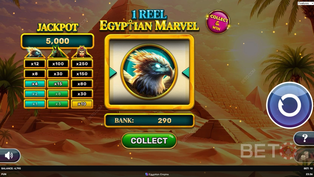 1 Reel - Egyptian Marvel: Anbefalet eller ej?