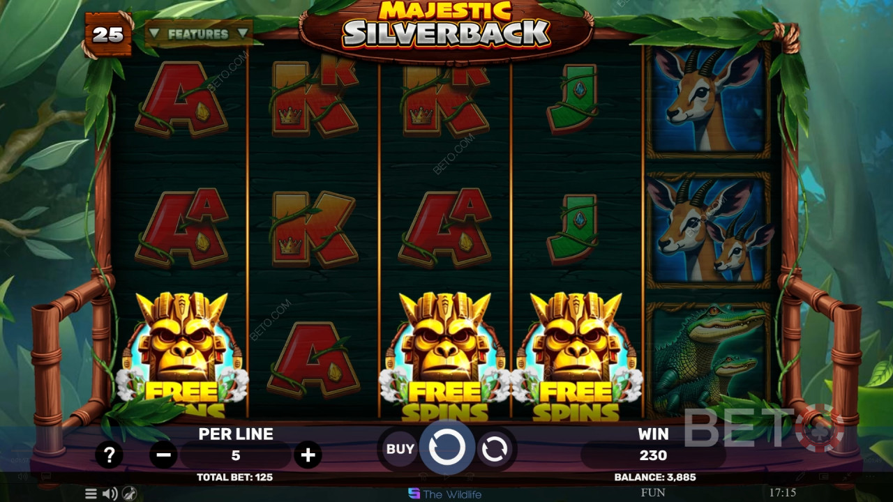 Majestic Silverback Anmeldelse af BETO Spilleautomater