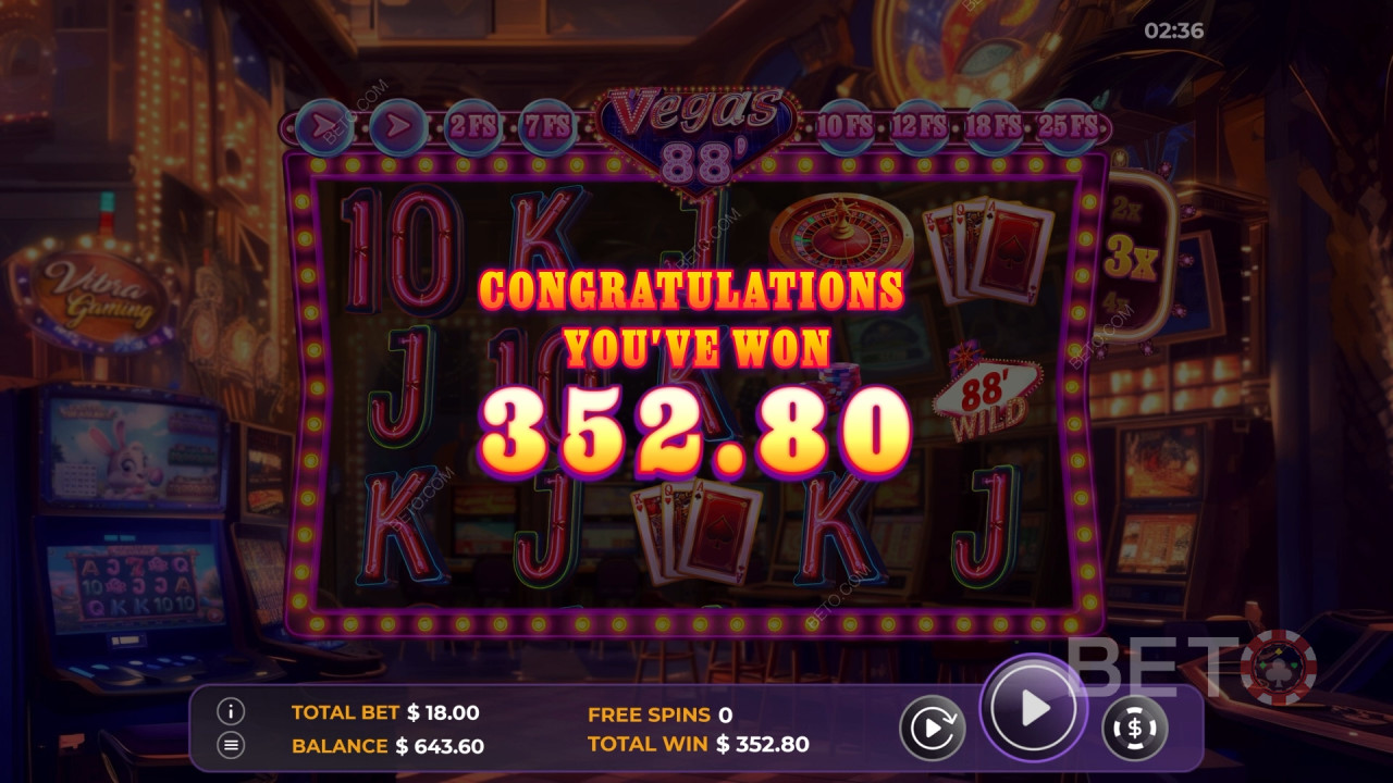 Vegas 88 Anmeldelse af BETO Spilleautomater