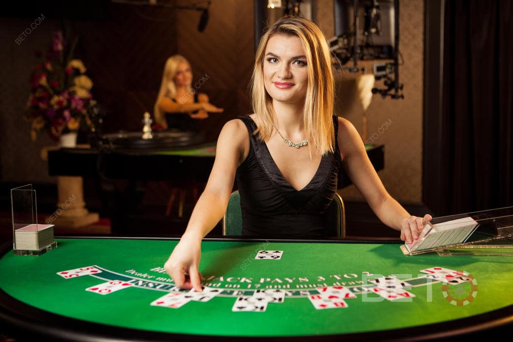 Spil live casino hos Videoslots online