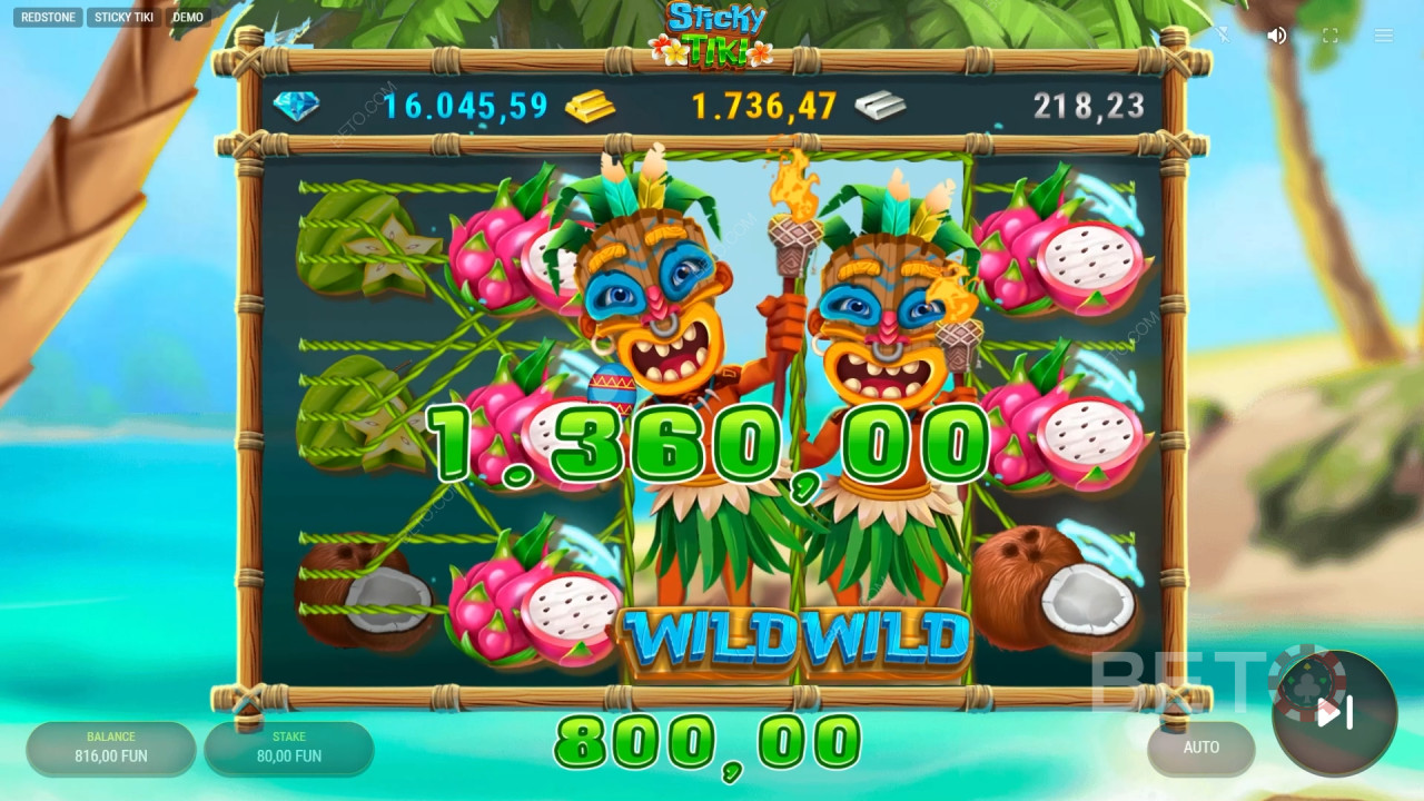 Sticky Tiki Anmeldelse af BETO Spilleautomater