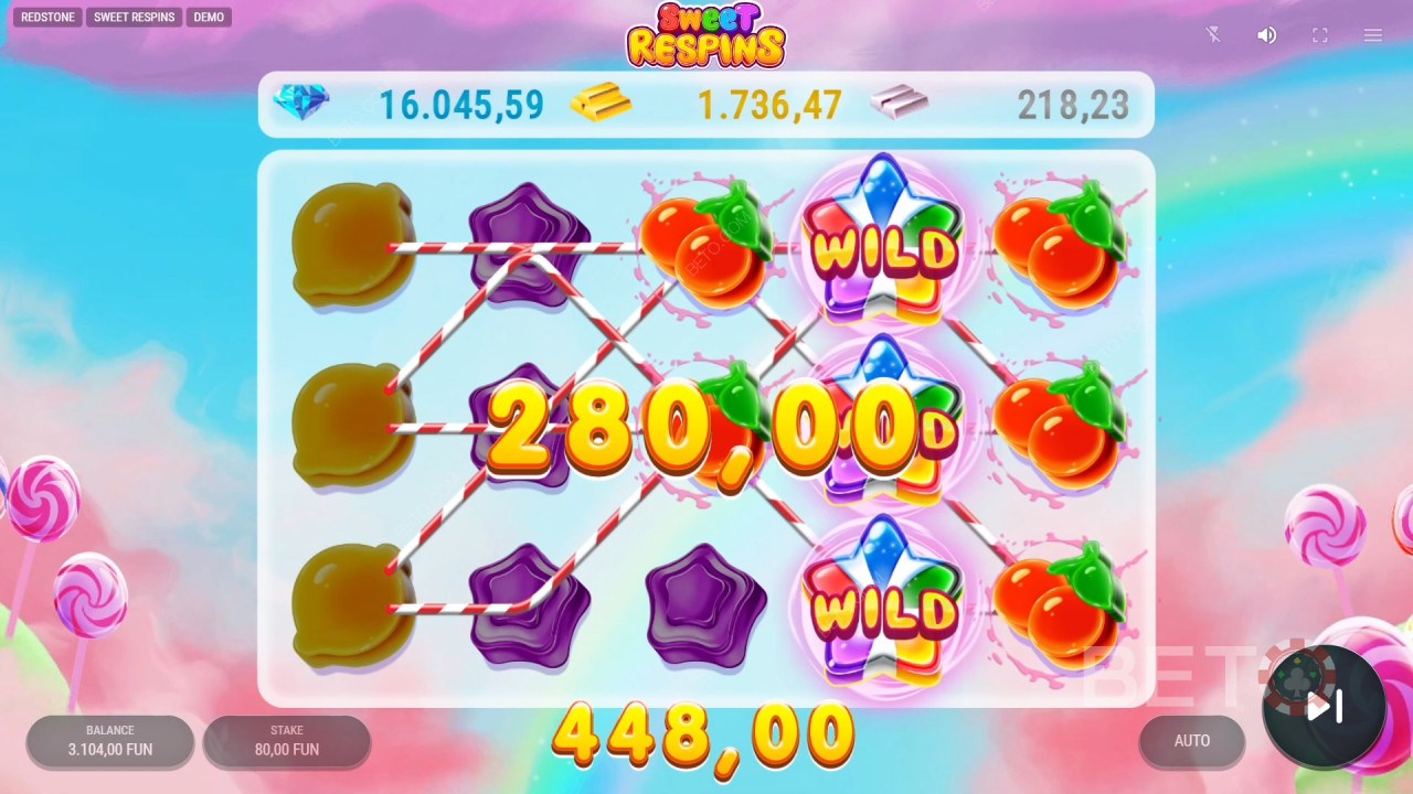 Bonusfunktioner Forklaret i Sweet Respins af Redstone
