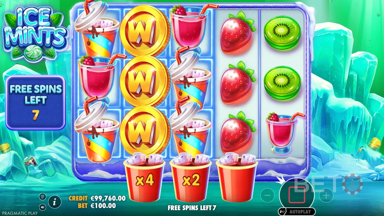 Bonusfunktioner Forklaret i Ice Mints af Pragmatic Play