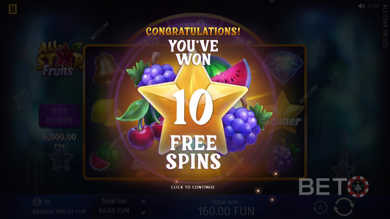 All-Star Fruits Anmeldelse af BETO Slots