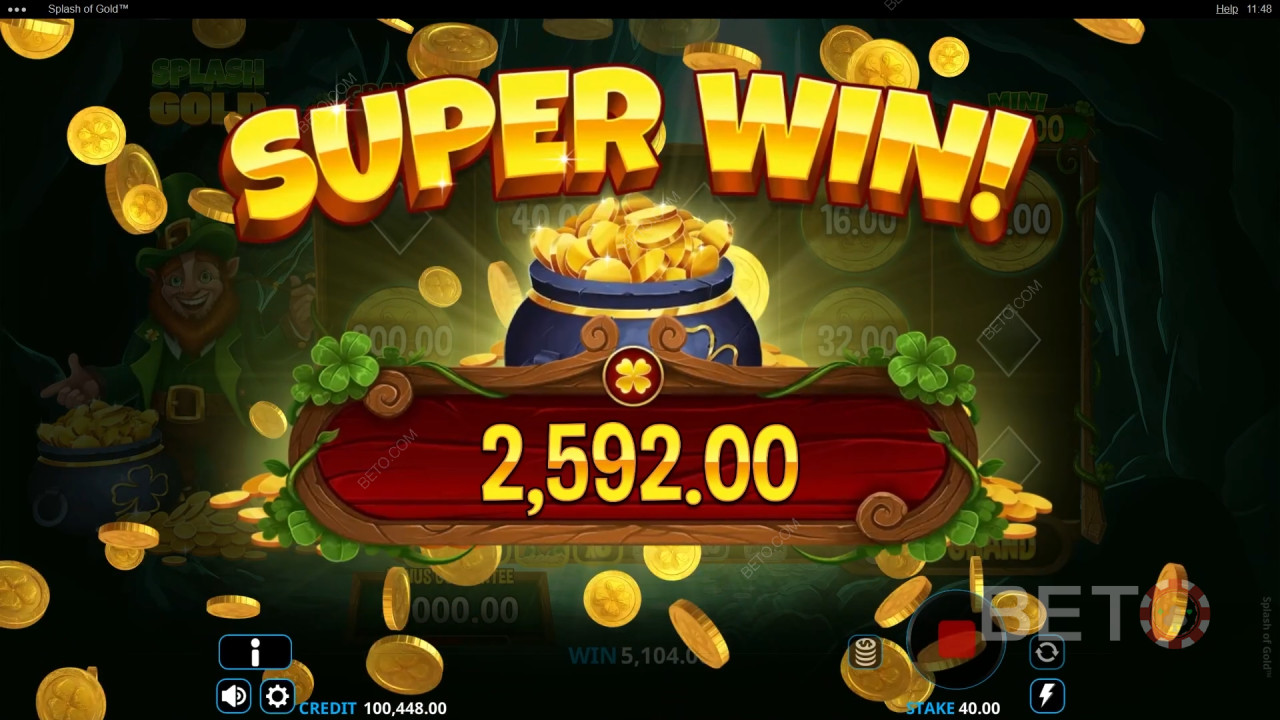 Bonusfunktioner Forklaret i Splash of Gold fra Wishbone