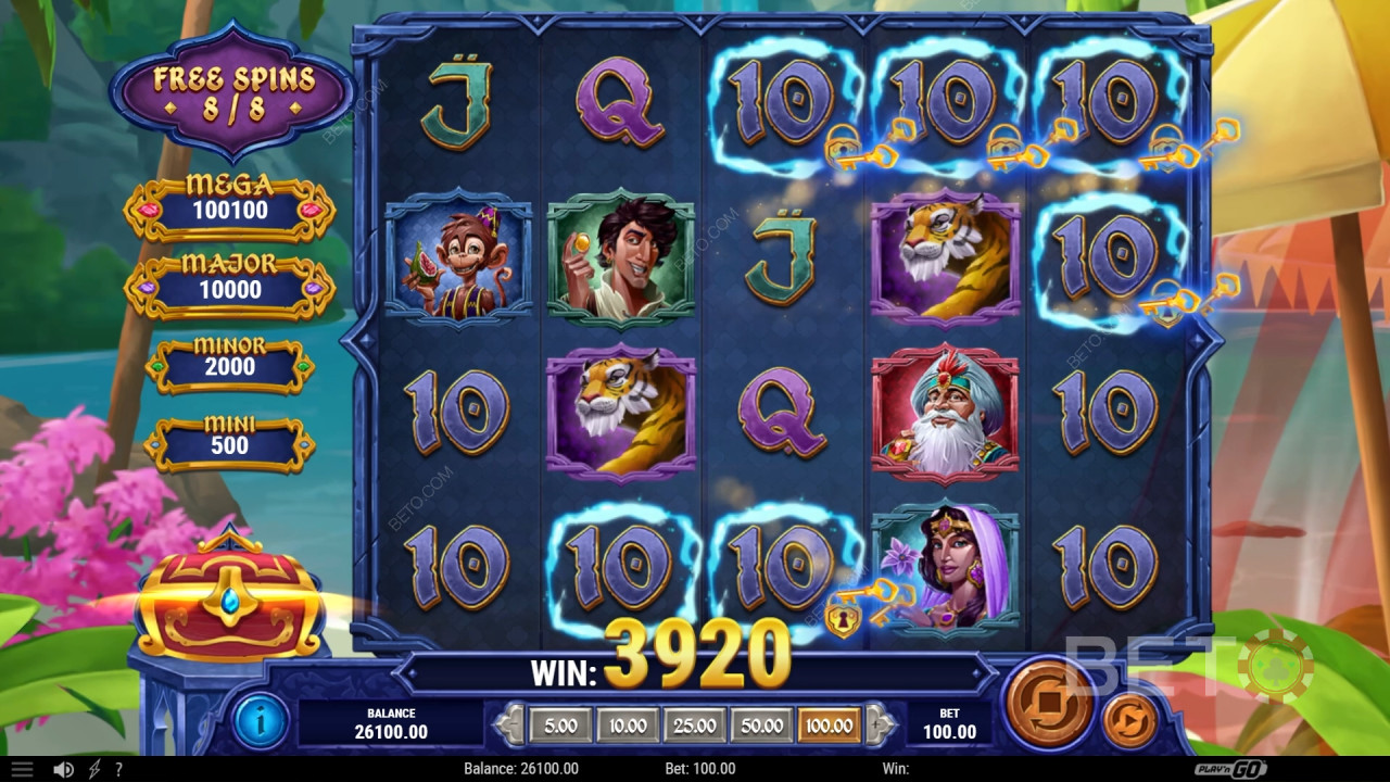 Skal du spille 1001 Mystery Genie Fortunes?