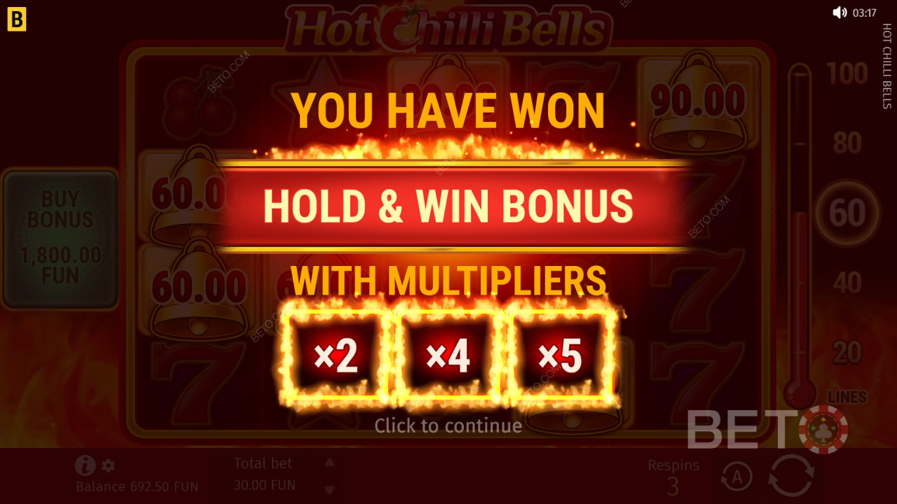 Bonusfunktioner Forklaret i Hot Chilli Bells af BGaming