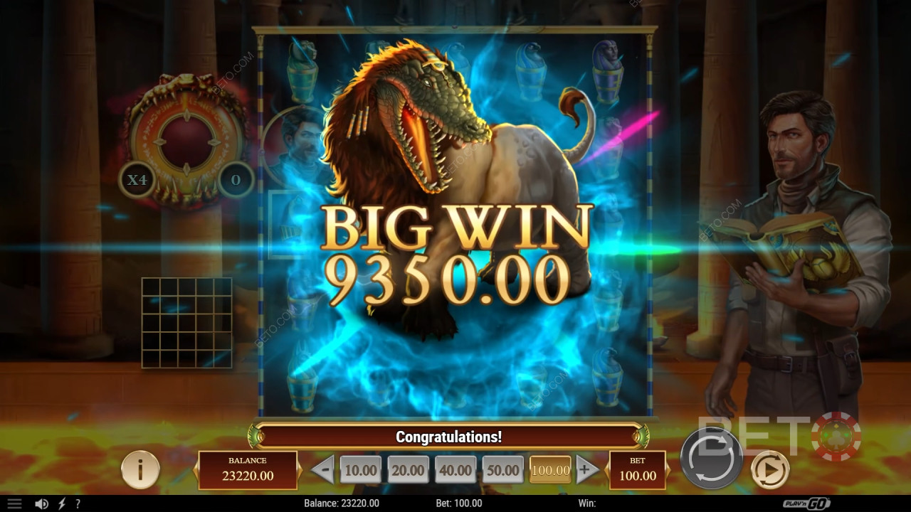 Vind 5.000x din indsats i Rich Wilde and the Tome of Dead slot!