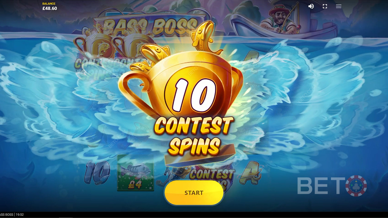 Få 3 Scatter for at udløse 10 Konkurrence-spins