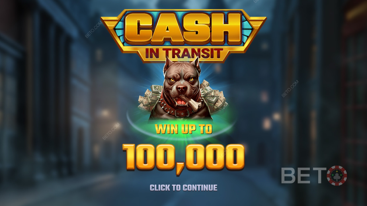 Vind 10.000x din indsats i Cash in Transit spilleautomaten!