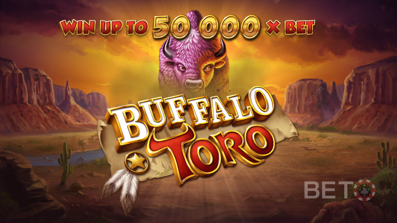 Vind op til 50.000 gange din indsats i Buffalo Toro spilleautomaten