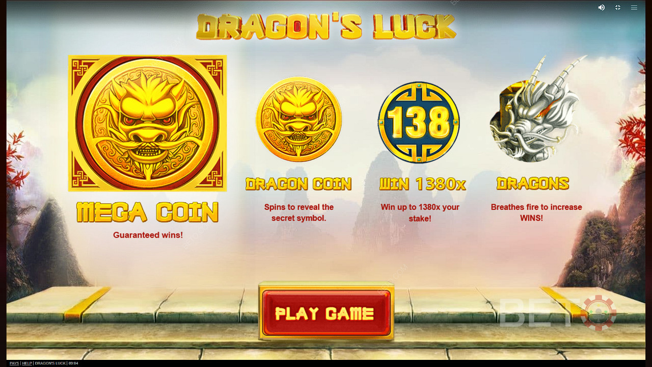 Vind pengepræmier på op til 1.380x din samlede indsats i Dragon