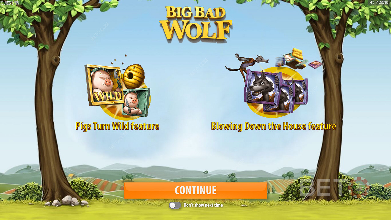 Nyd unikke og spændende funktioner på Big Bad Wolf spilleautomaten