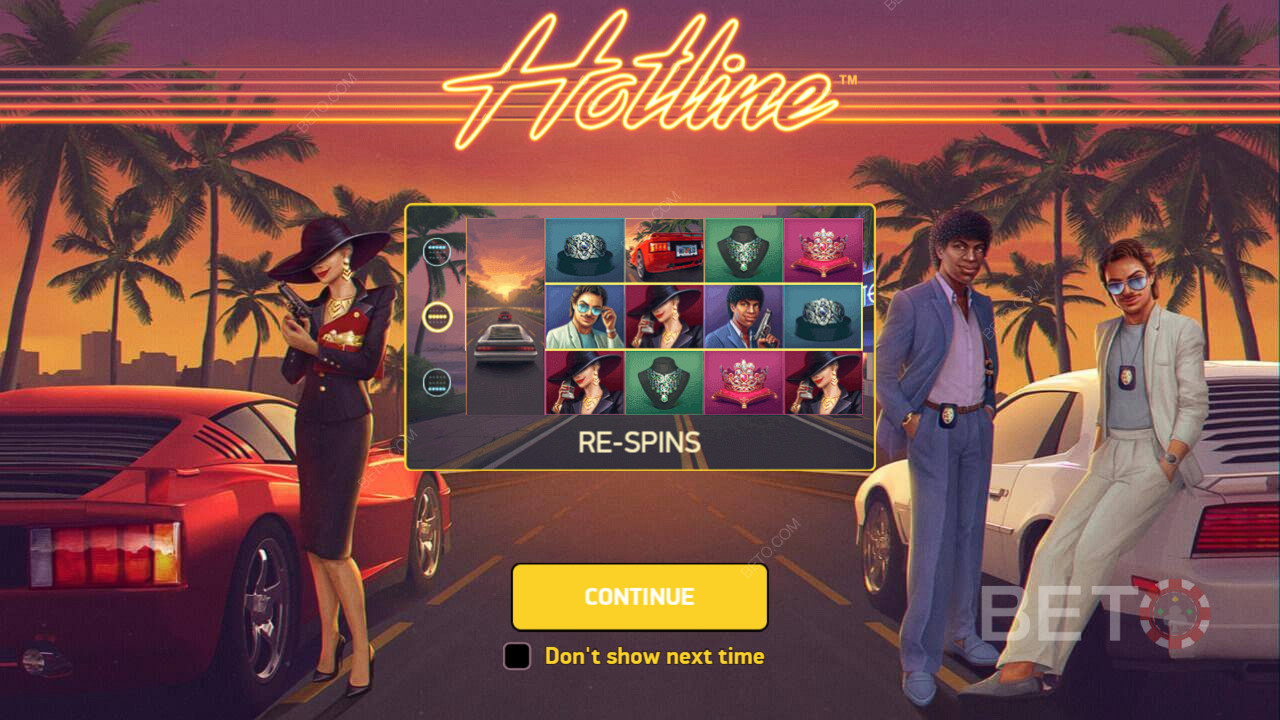 Genspil gør det nemt at vinde i Hotline spilleautomaten