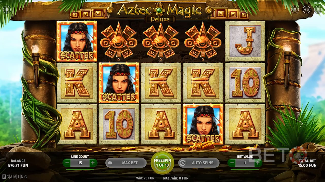 3 eller flere Scatter-symboler udløser Free Spins-runden